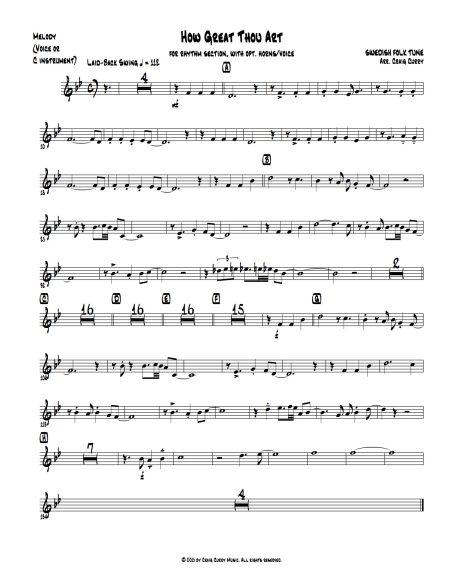 How Great Thou Art Jazz Combo Bundle - Image 2