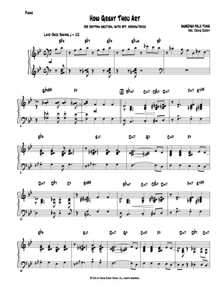 How Great Thou Art Jazz Combo Bundle - Image 3