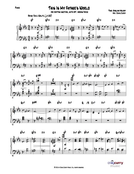 This Is My Father's World Jazz Combo Bundle - Image 5
